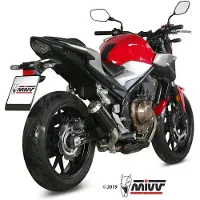 MIVV Mk3 Honda Cb 500 F 2019-24 H.075.sm3c Ei-homologoitu Slip-on äänenvaimennin