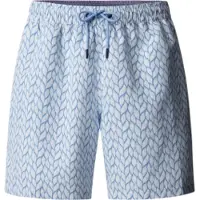 Hackett London for man. HMB100023 Crystalline blue swimming costume (M), White, Beachwear, Polyester