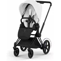 Cybex ePriam Style matt blk ratas (pkt) Matte Black/Off White