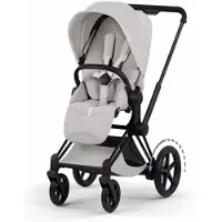 Cybex ePriam Style matt blk ratas (pkt) Matte Black/City Grey
