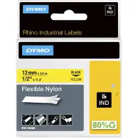 Dymo RhinoPRO joustava merkkausteippi, 12 mm nylonteippi