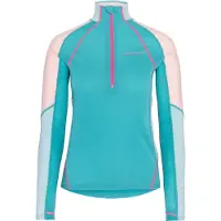 Kari Traa Women's Alma Half Zip Blue Lagoon Kerrasto yläosat M