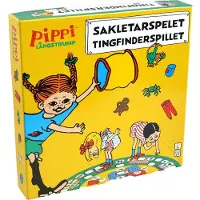 CSBOOKS Pippi Thingfinder Game - Yellow - SWEDISH/DANISH