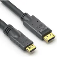 PureLink PureInstall | DisplayPort - HDMI | Max 3840x2160 60Hz 4:4:4 | Musta | 1m