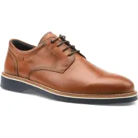Pikolinos for man. M6W-4311 Carlet brown leather shoes (40), Flat, 1 to 3 cm, Laces, Casual, Party, Classic