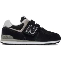 New Balance 574 Core Kids Hook & Loop - Black - 30