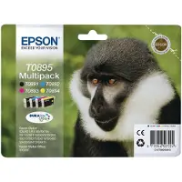 Epson T0895 C13T08954020 -mustekasettipakkaus, musta/syaani/magenta/keltainen, 4 kpl