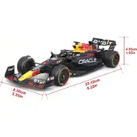 Bburago Red Bull RB19 F1 Kilpa-auto 2023 Max Verstappen 1:24