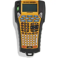 Dymo Rhino 6000+, ABC, Indonesia, Suoralämpö/Lämpösiirto, 10,16 mm/s, Musta, Keltainen (2122967)