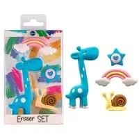 Centrum Eraser set GIRAF 4 pieces in box