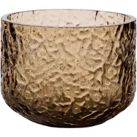 ERNST Candleholder - Brown - 8X 8X 6CM