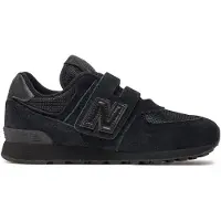 New Balance 574 Core Kids Hook & Loop - Black - 35