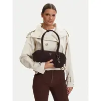 GUESS Isobel Sml Shoulder Satchel - Brown - ONE SIZE