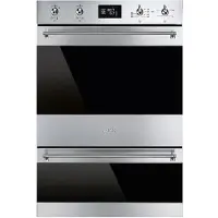 Smeg Classic Kalusteisiin sijoitettava uuni ja kompaktiuuni DOSP6390X (teräs)