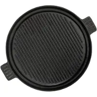 Kamado Sumo Valurautainen grilli- ja paistolevy, pyöreä, 36 cm