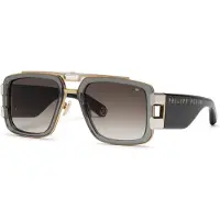 Philipp Plein Aurinkolasit SPP128M 58/21/145 Kiiltävä ruusukulta c/palladium kiiltävä Metalli MIEHET SPP128M