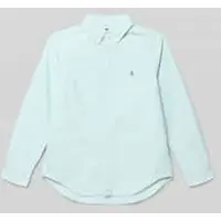 Ralph Lauren Classic Fit Striped Oxford Shirt - Green - 132-137