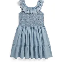 Ralph Lauren Smocked Denim -mekko