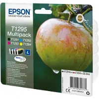 Epson Multipack T1295 - Apple - musta, syaani, magenta, keltainen (C13T12954012)