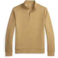 Ralph Lauren Double-Knit Mockneck Pullover - Brown - XXL