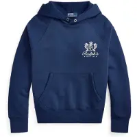 Ralph Lauren Vintage Fit Fleece Graphic Hoodie - Navy - M