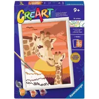 Ravensburger Creart D Series Kirahvit Auringonlaskussa