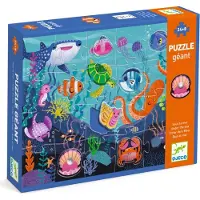 Djeco Koskettava Meripalapeli - 32 Palaa Multi Multi-Onesize Sininen One Size 3+ Years Pojat, Tytöt