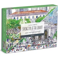 Sonstige Verlage Michael Storrings Springtime at the Library 500 Piece Double-Sided Puzzle