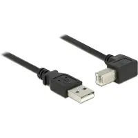 DeLOCK 3m, USB 2.0-A - USB 2.0-B, 3 m, USB A, USB B, USB 2.0, Uros/uros, Musta (83529)