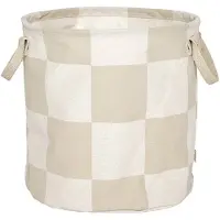 Oyoy Living Design Chess Laundry/Storage Basket - Large - Beige - 54X54X38CM x 54