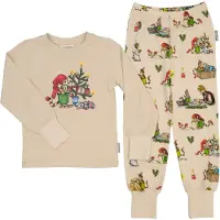 Geggamoja Pyjama Pettson & Findus Joulu Beige 110-116 cl