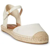 Ralph Lauren Espadrillo 'ROBBY' vaaleabeige / valkoinen