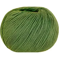 Gea Luce Cashcot organisk bomull och kashmir 50gr Verde 287 Lana Gatto