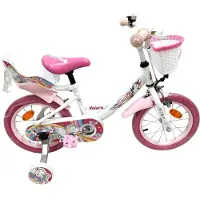 Volare Unicorn Polkupyörä 14'', Valkoinen
