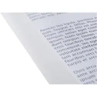 Fellowes 53154, A4, Muovi, Läpinäkyvä, Valkoinen, 60 arkkia, 0,150 mm, 297 mm