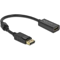DeLOCK – Adapter DisplayPort 1.2 male to HDMI female 4K Passive black (63559)