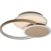 FISCHER&HONSEL GMBH Led Tomo, himmennettävä, Kerma/meripihka, Olohuone/ruokailutila, Metalli, Moderni