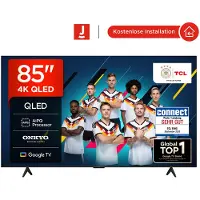 TCL T69C 85T69C, 2,16 m (85"), 3840 x 2160 pikseliä, LCD, Älytelevisio, Wi-Fi, Musta