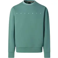 Hackett for man. HM5800087 Sweatshirt with green logo (XL), Casual, Cotton