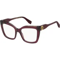 Marc Jacobs MARC 813 53/19/140 Burgundin väriset silmälasit 2 asetaattikehystä NAISILLE MARC 813