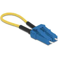 DeLOCK – Optical Fiber loopback Adapter LC / UPC singlemode, blue (86924)