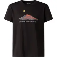 The North Face B Mountain Night Relaxed Ss Tee - Black - M
