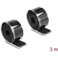 DeLOCK 19106, Musta, Nailon, Polyesteri, 45 mm, 50 mm, 3 m, 1 kpl