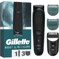 Gillette Body&Intimate i5 trimmeri intiimialueille ja vartalolle miehille 1 kpl