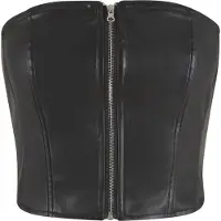 Urban Classics Synthetic Leather Bandeau Hihaton Toppi