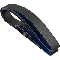 Vevor -hiomanauhat, 50 x 1830 mm, nauhahiomakoneen hiomanauhat, 6 kpl (karkeus 120, 240, 400, 600, 800, 1000) piikarbidi veitsien teroitukseen, metallintyöstöön, komposiitteihin, muovin viimeistelyyn
