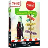 Trefl Premium Plus Palapeli Coca-Cola: minne ikinä menetkin, 1000 palaa