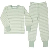 Geggamoja Two Pcs Pyjamas Classic - Green - 110-116