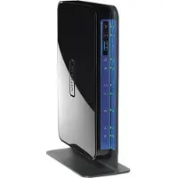 Netgear DGND3800B, Wi-Fi 4 (802.11n), Kaksitaajuus (2,4 GHz/5 GHz), Ethernet LAN, ADSL2+, Musta, Sininen (DGND3800B-100GRS)