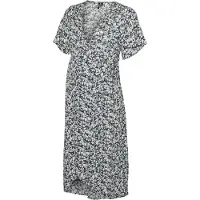 Vero moda Maternity Vmmmenny Ss Calf Wrap Dress Ga - Navy - S